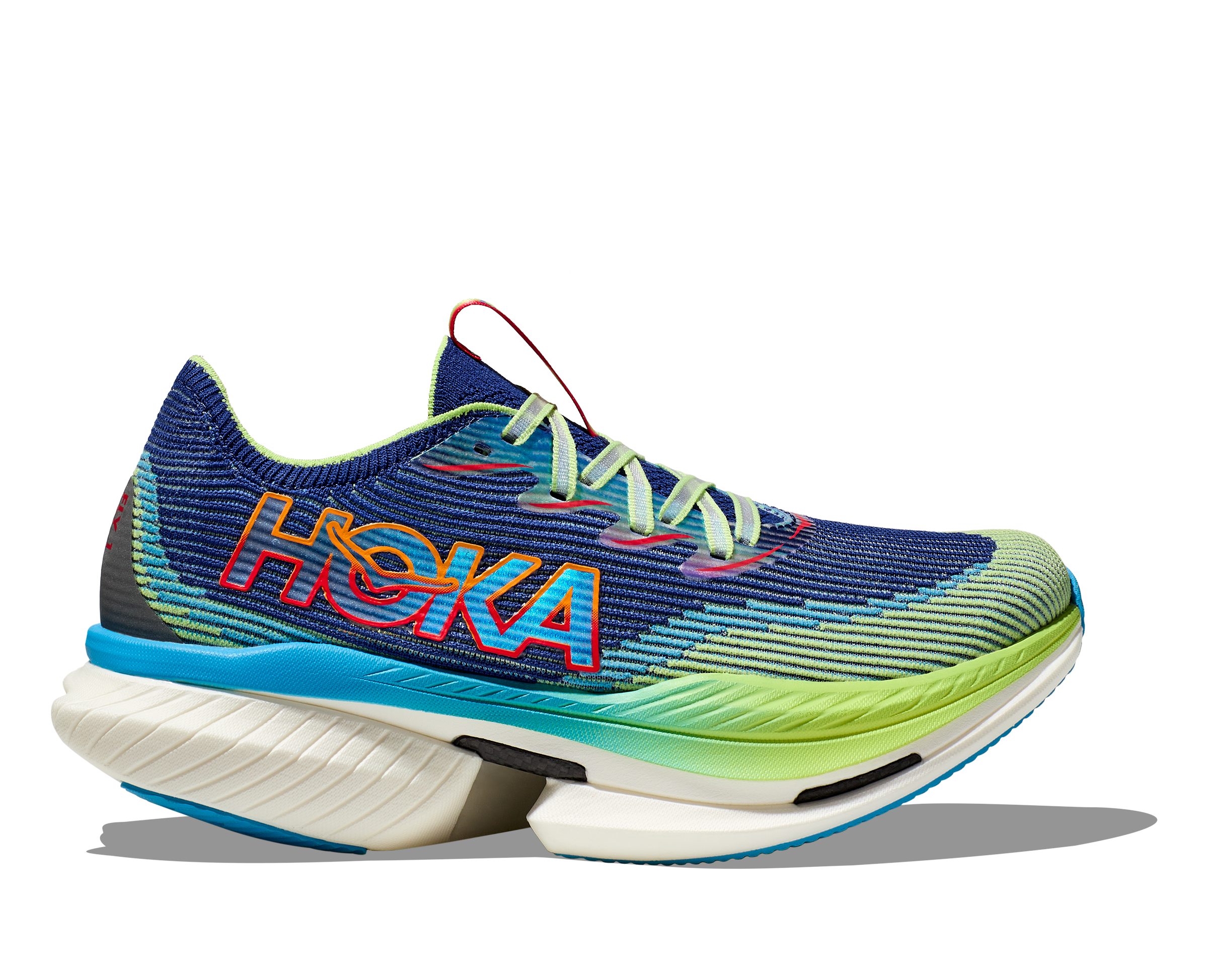 スパイク・シューズ HOKA U CIELO X1 HOKA CIELO X1 EVENING SKY/LETTUCE